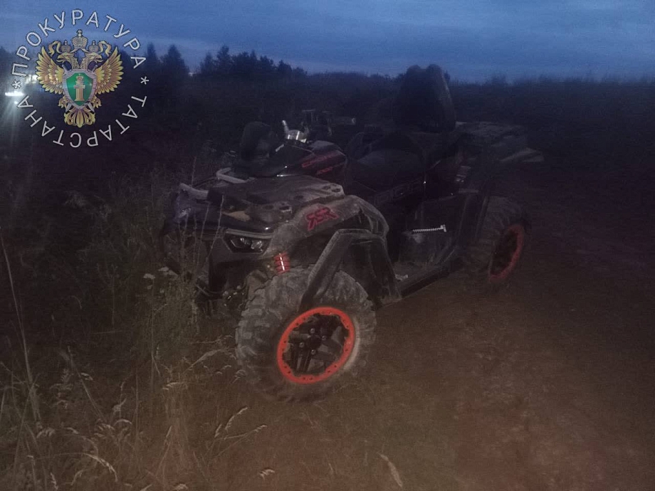 Два человека погибли в ДТП под Челнами – не справились с управлением квадроцикла