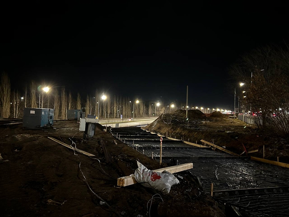 В Челнах строят новый съезд на проспект Яшьлек