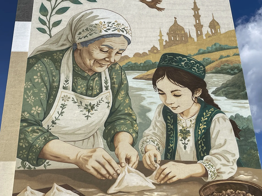 Художник предлагает украсить пустые зоны Челнов городскими символами