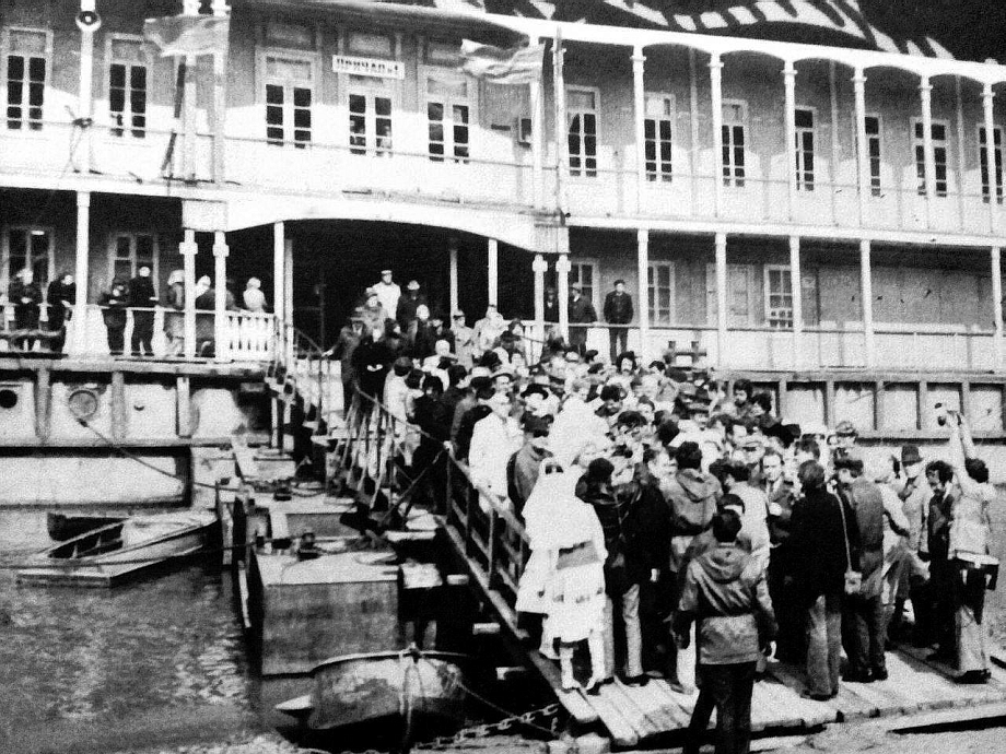 Как работала пристань Челнов с XIX века до советских времен – архивные фото