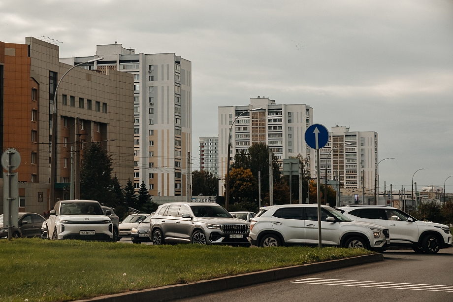 Фото: как Челны стоят в пробках на фоне масштабного ремонта дорог