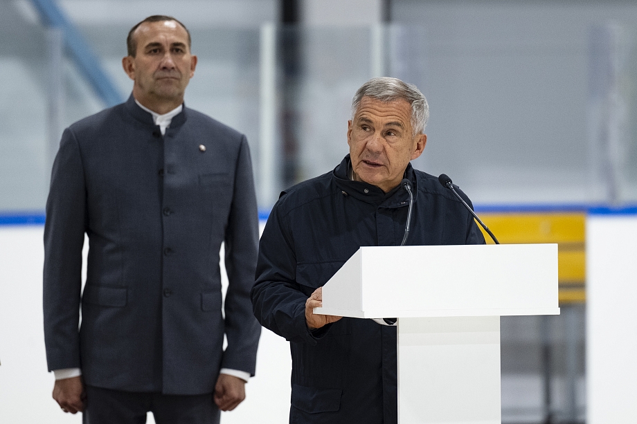 Минниханов открыл ледовый дворец «Тукай Арена» под Челнами (фото)