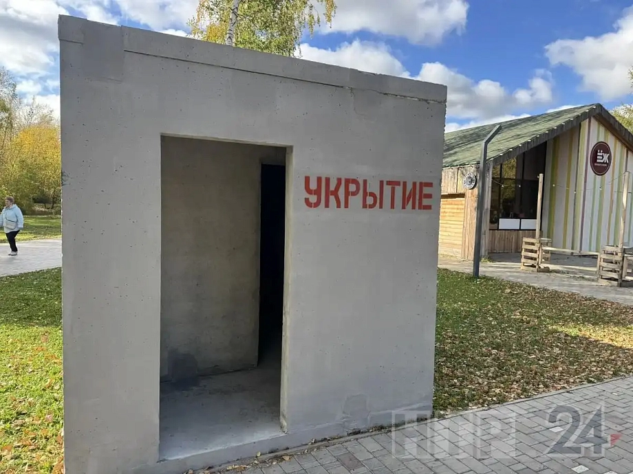 В Нижнекамске появилось первое в Татарстане укрытие в городской среде В Нижнекамске появилось первое в Татарстане укрытие в городской среде