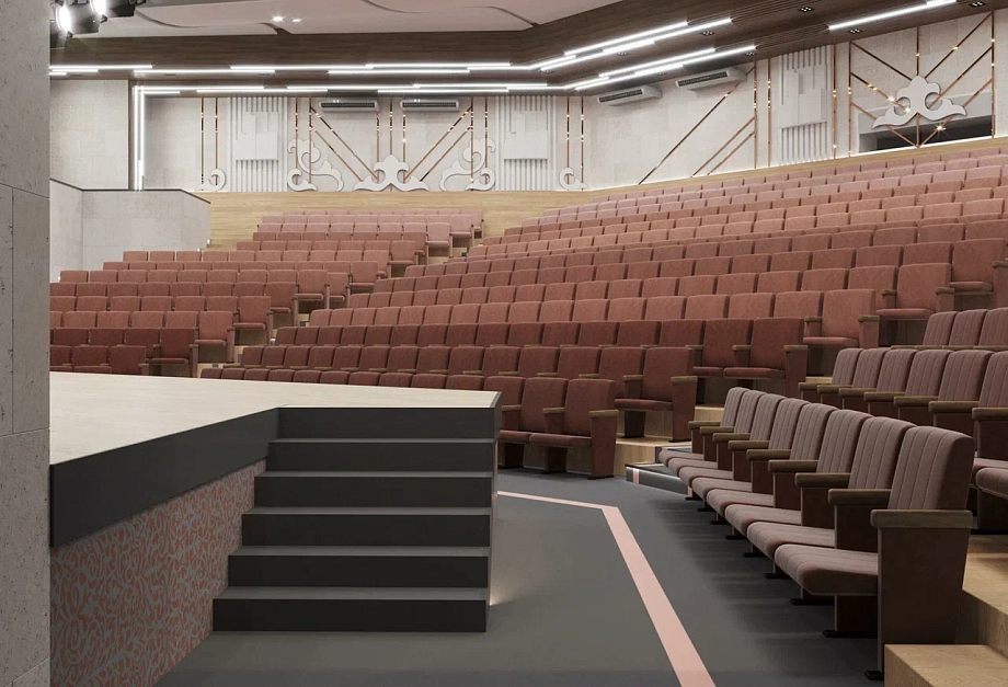 Фото: как будет выглядеть концертный зал имени Сары Садыкова после капремонта Фото: как будет выглядеть концертный зал имени Сары Садыкова после капремонта