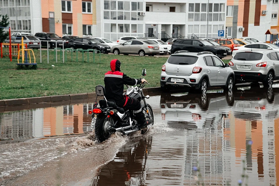 Фото: как в Челнах топит новый микрорайон