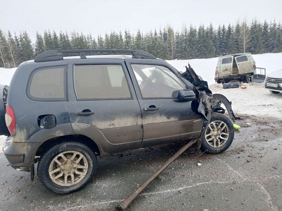 Под Челнами «буханка» врезалась в «Шевроле Ниву» – один человек погиб