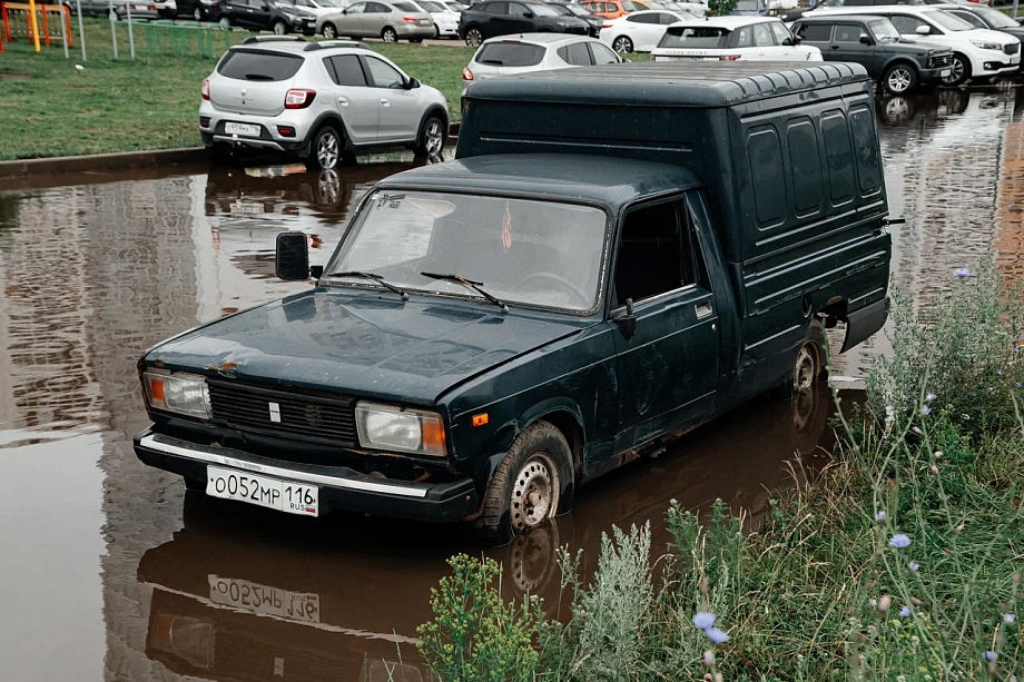 Фото: как в Челнах топит новый микрорайон