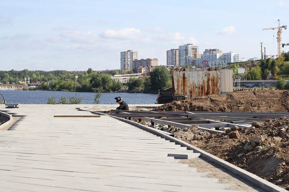 Фото: Как идет реконструкция набережной Табеева