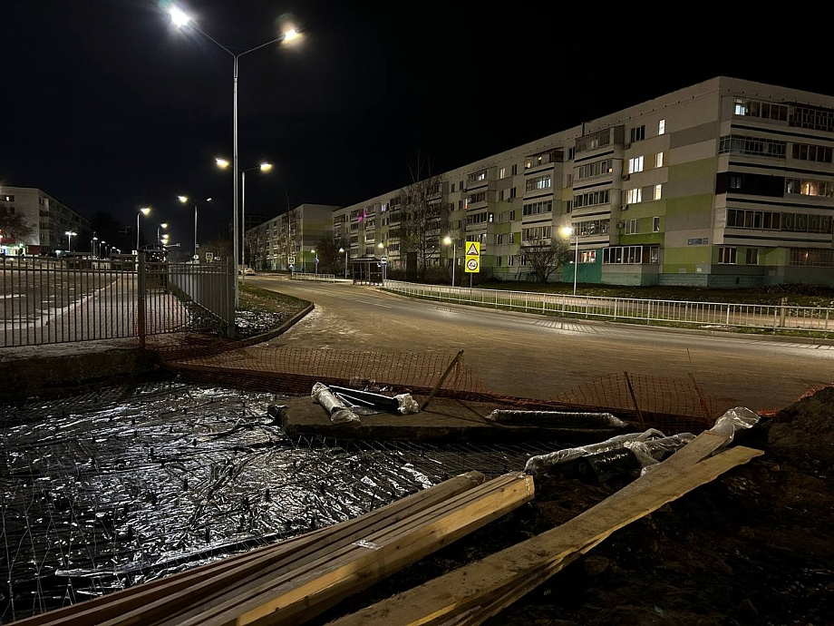 В Челнах строят новый съезд на проспект Яшьлек