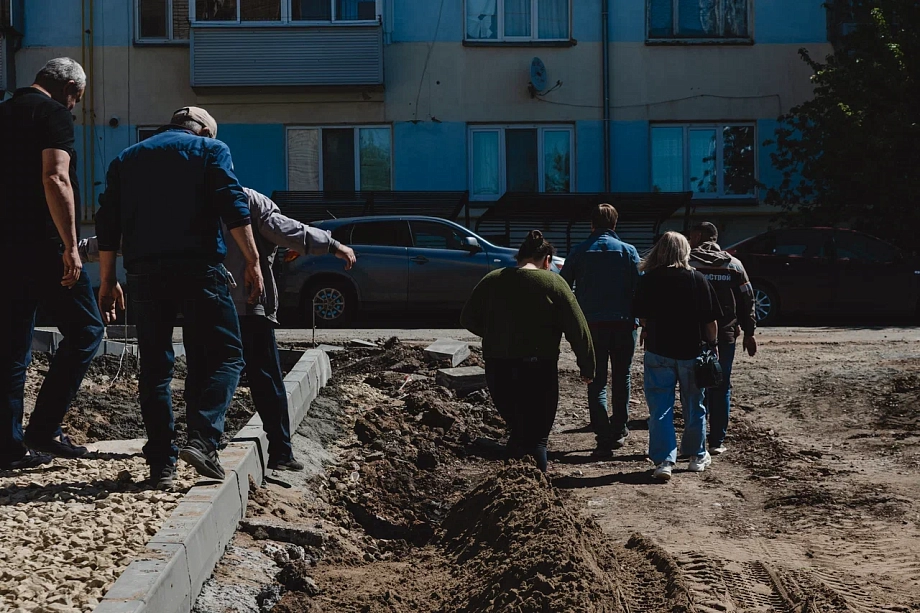 В Тукаевском районе завершается «Наш двор» - идет ремонт последних объектов 