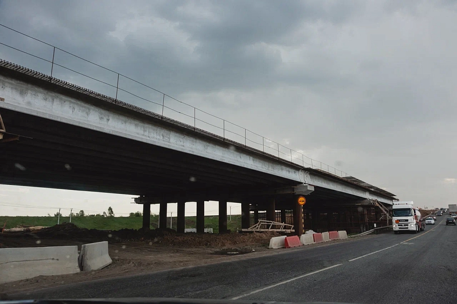 Фото: масштабная стройка в районе ТЭЦ - возводят путепровод и мостовой переход