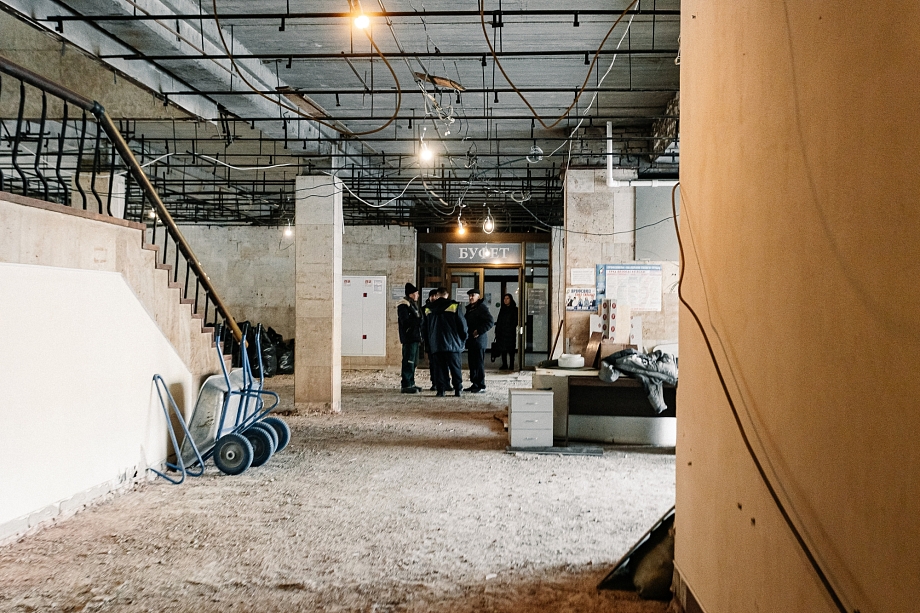 Фото: строители разобрали концертный зал Сары Садыковой