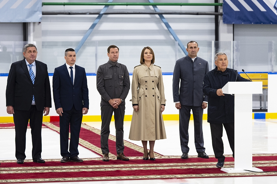 Минниханов открыл ледовый дворец «Тукай Арена» под Челнами (фото)