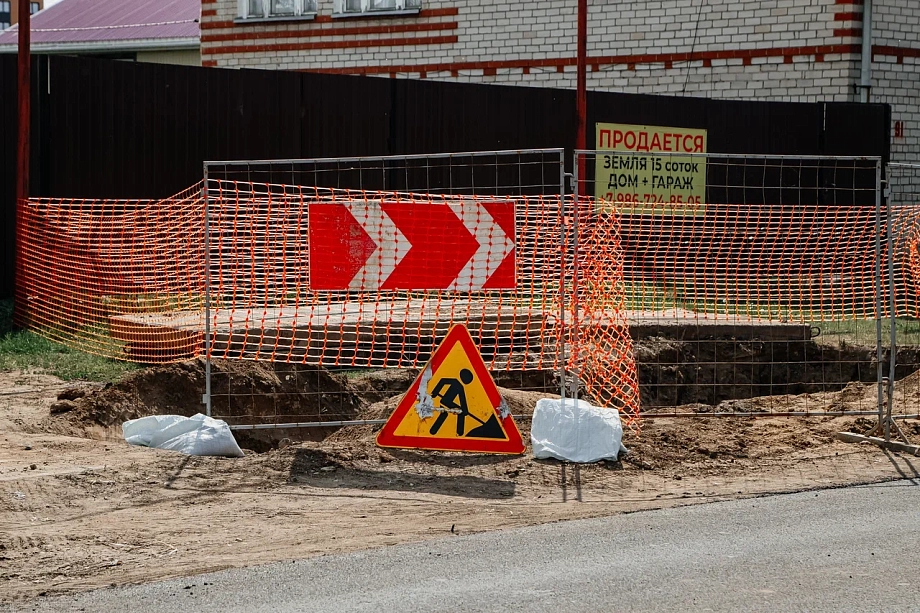 Фото: как ремонтируют центральную улицу Орловки в Челнах