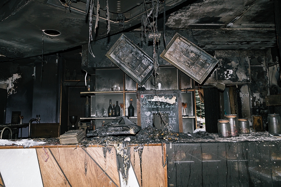 Как выглядит отель KamaRooms после пожара (фото)