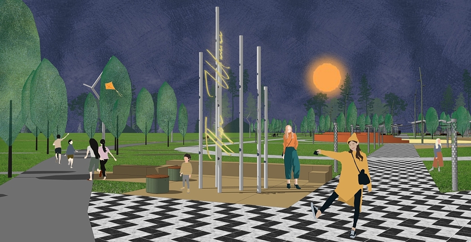 Каким будет новый парк в Малой Шильне (проект)