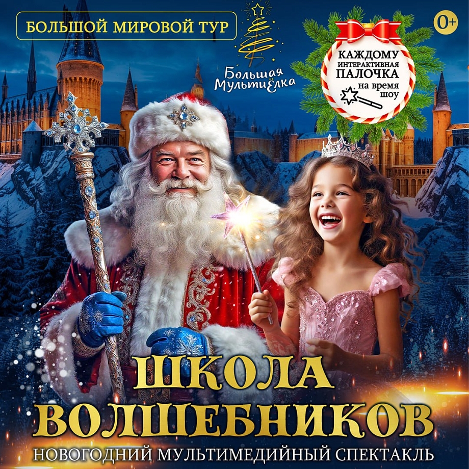 «МультиЕлка. Школа волшебников» – новогоднее шоу для всей семьи