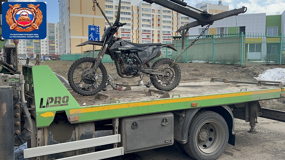 В Челнах открыли сезон ловли малолетних питбайкеров – задержан первый