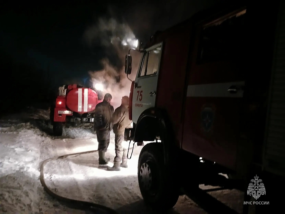 На пожаре под Елабугой погибли отец и сын 