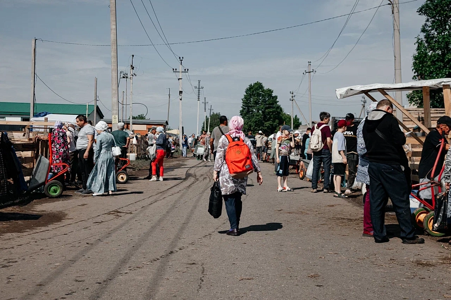 Фото: на Курбан-байрам открылась площадка для жертвоприношения