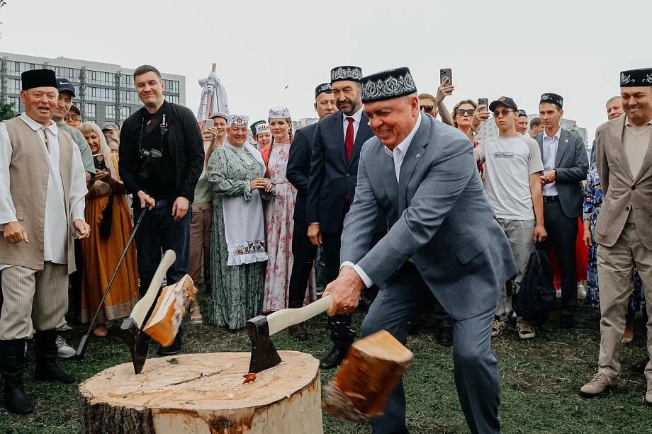 Фото: как встречали ВИП-гостей на Сабантуе в Челнах