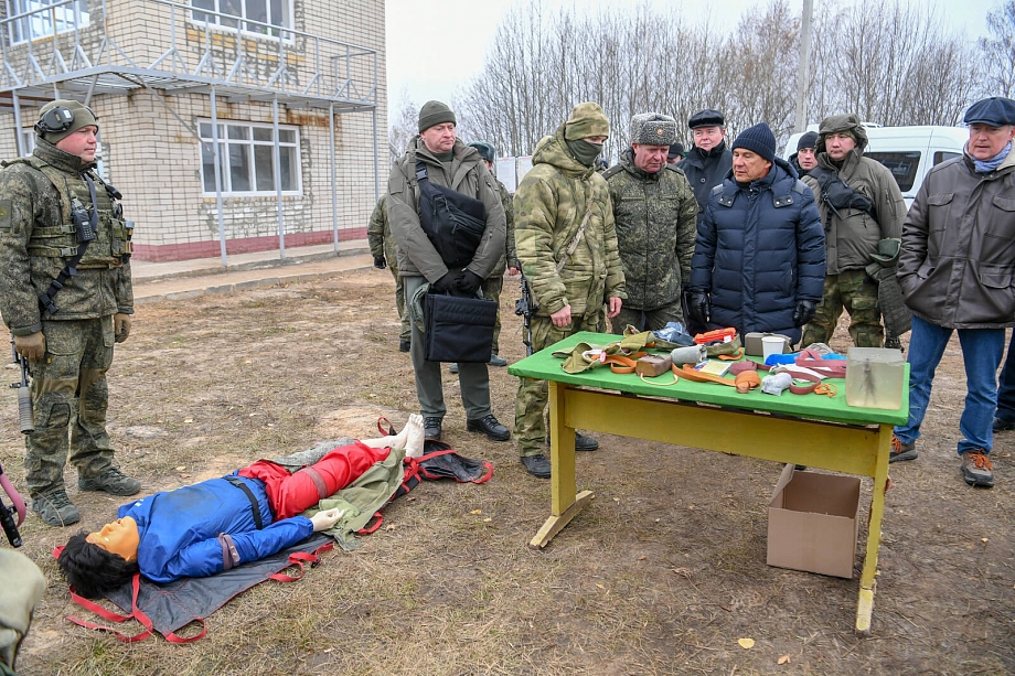 Минниханов встретился с мобилизованными в Казани (фото)
