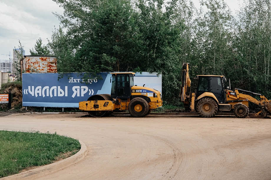 Фото: как идет благоустройство третьей очереди набережной Табеева