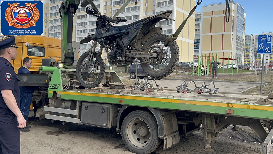 В Челнах открыли сезон ловли малолетних питбайкеров – задержан первый
