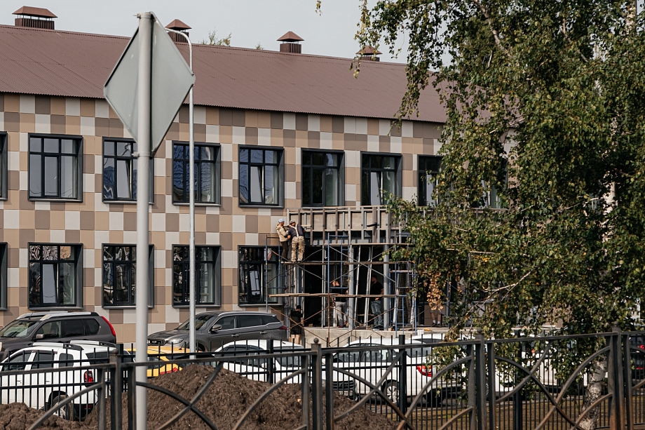 В Малой Шильне завершают строительство нового корпуса школы (фото)