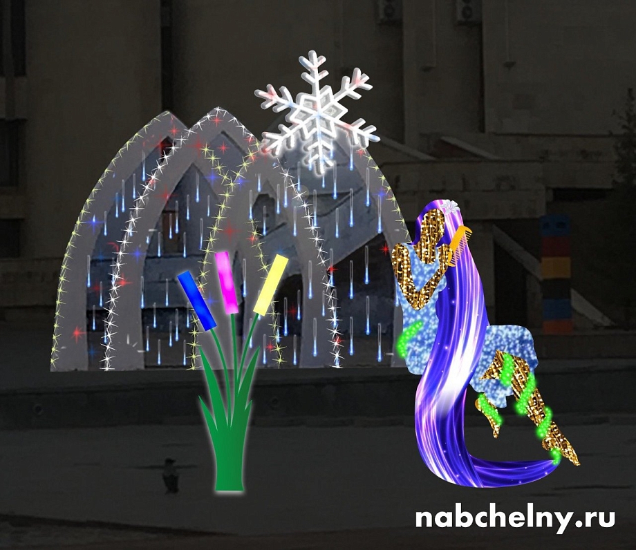 Малика Шамсиева показала, как переделает новогоднюю площадь (фото)