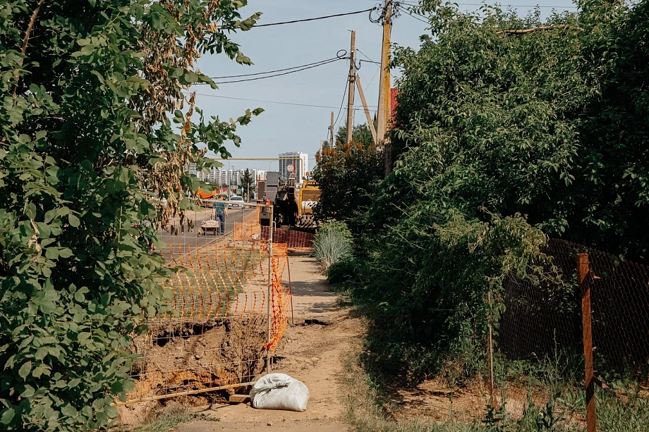 Фото: как ремонтируют центральную улицу Орловки в Челнах