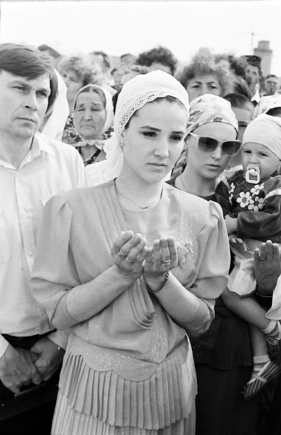 Фото: как в Челнах заложили первый камень соборной мечети в 90-е годы