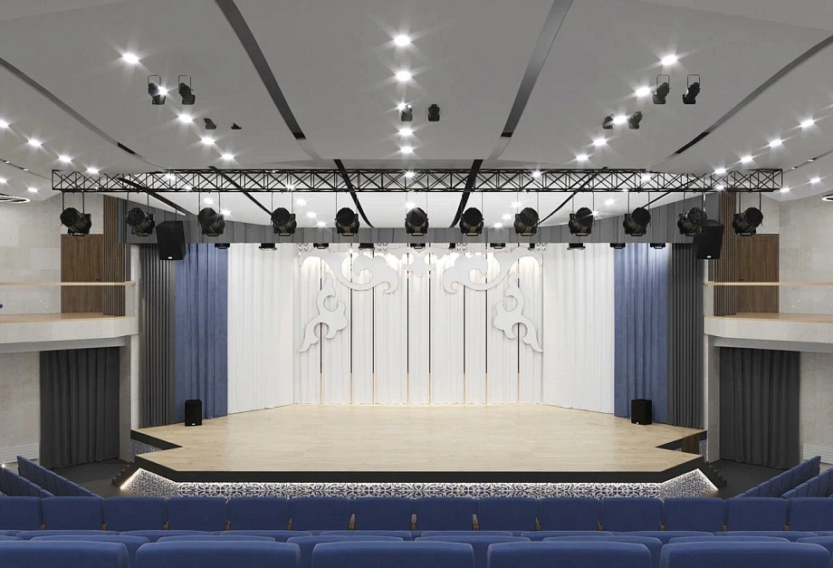 Фото: как будет выглядеть концертный зал имени Сары Садыкова после капремонта Фото: как будет выглядеть концертный зал имени Сары Садыкова после капремонта