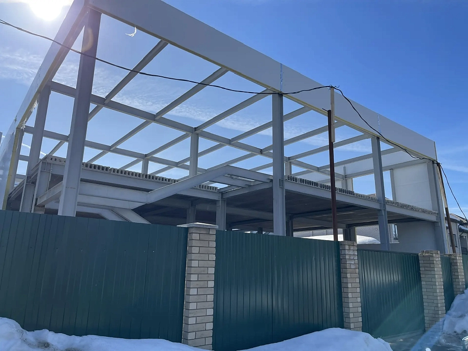 В новом микрорайоне Челнов строят мини-торговый центр (фото)