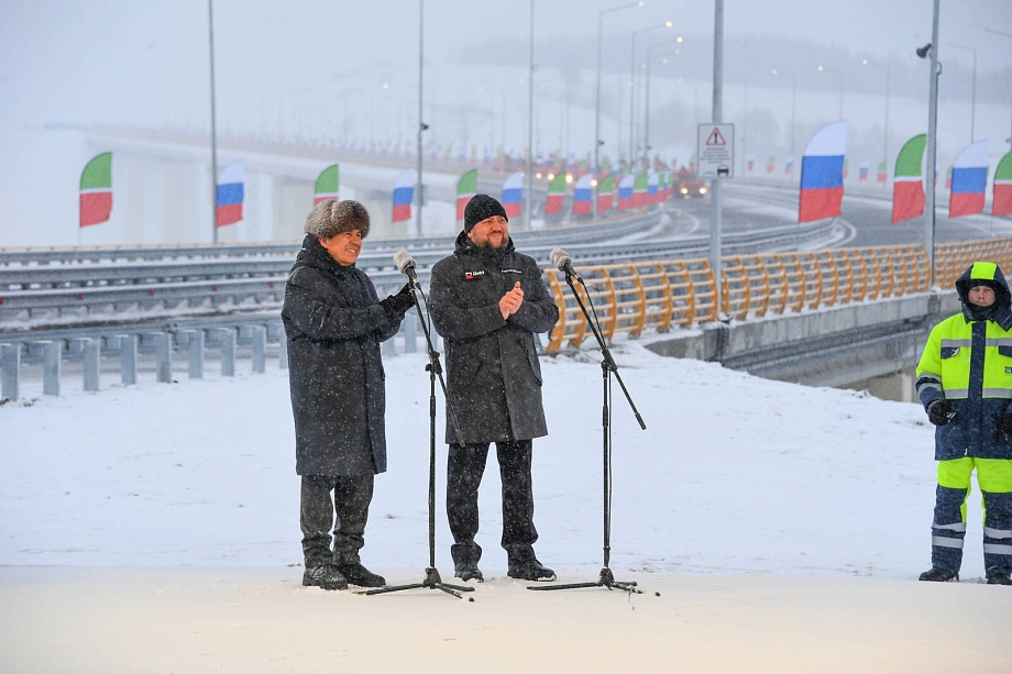 Фото: как открывали обход Нижнекамска и Челнов