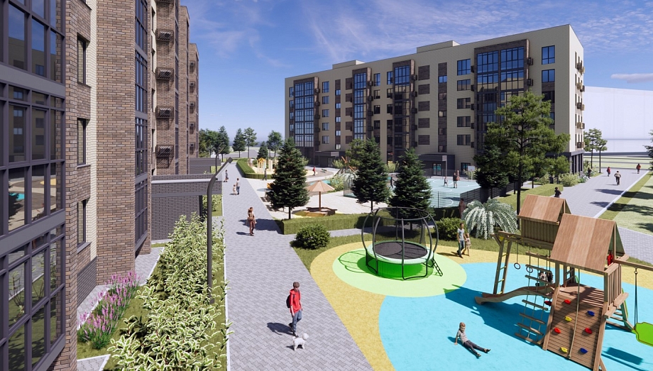 Вдоль Чулман построят два шестиэтажных дома, дата сдачи – 2027 год Вдоль Чулман построят два шестиэтажных дома, дата сдачи – 2027 год