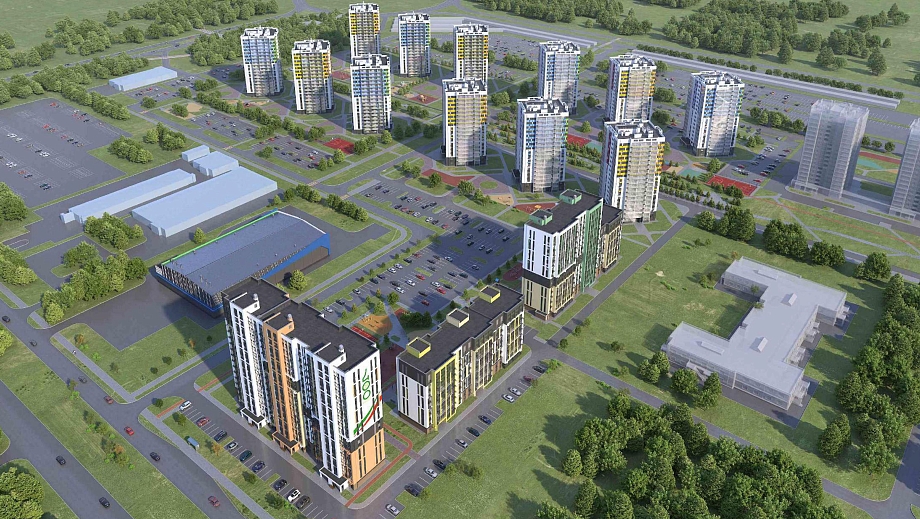 «Домкор» застроит участок в 78 комплексе домами переменной этажности (фото)