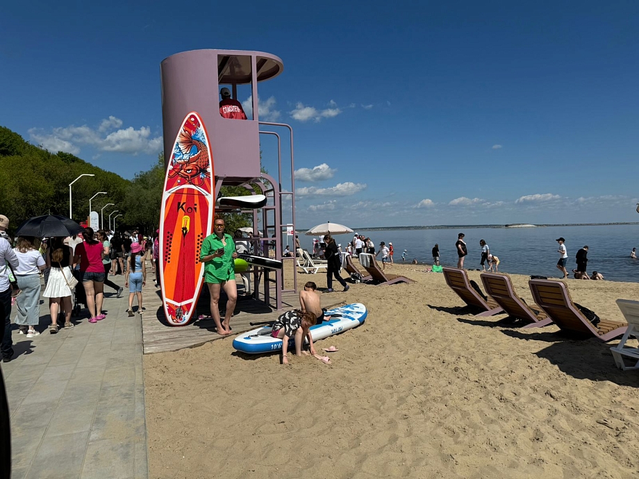 В Менделеевском районе открыли первый официальный пляж (фото)