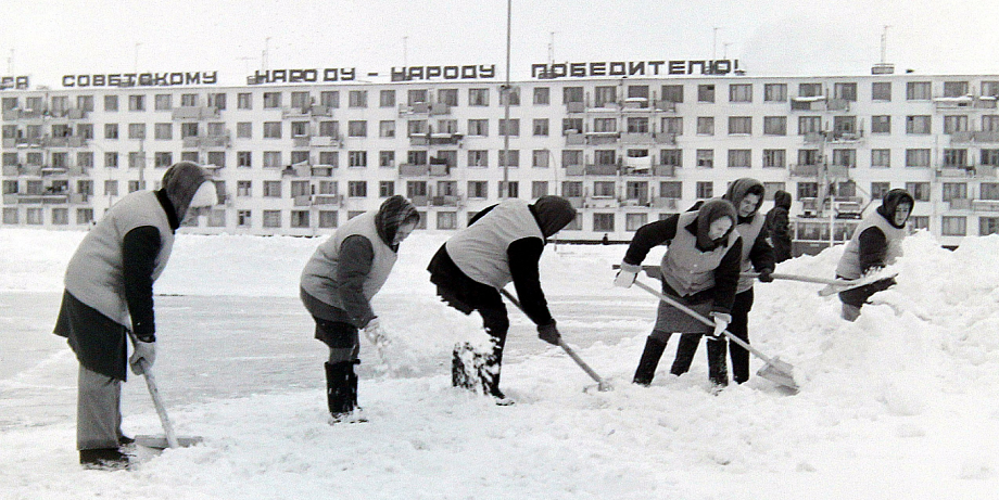 Как на проспектах Челнов убирали снег в 70-е годы (фото)