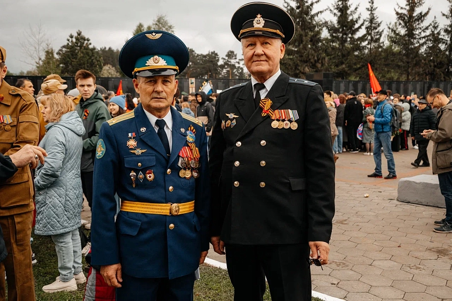 Фото: на парад Победы в Челнах собрались участники боевых действий разных лет 