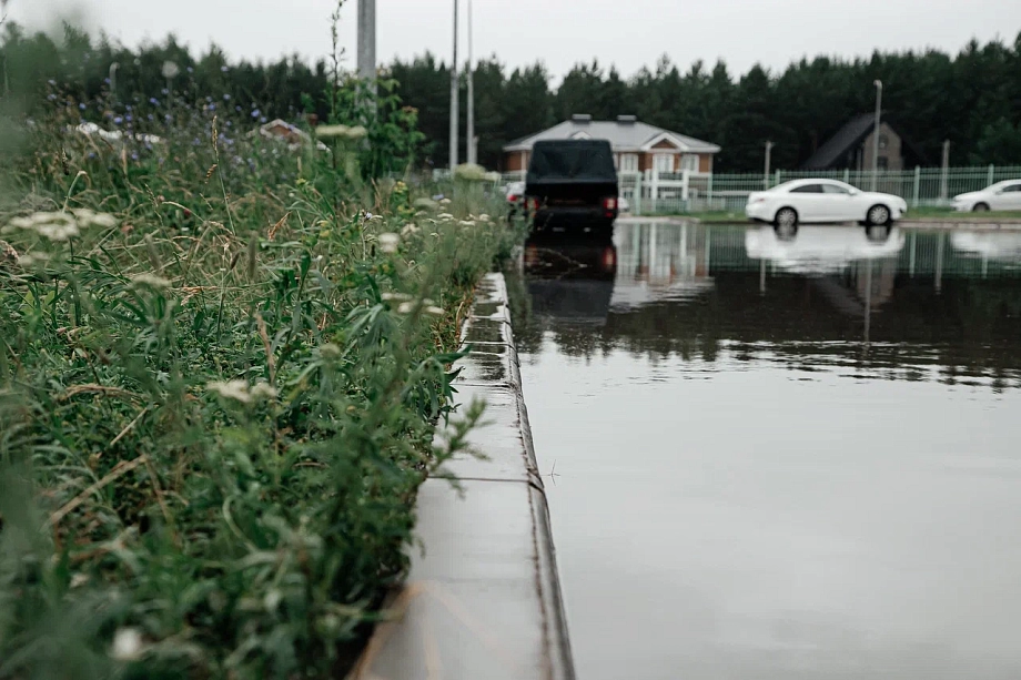 Фото: как в Челнах топит новый микрорайон