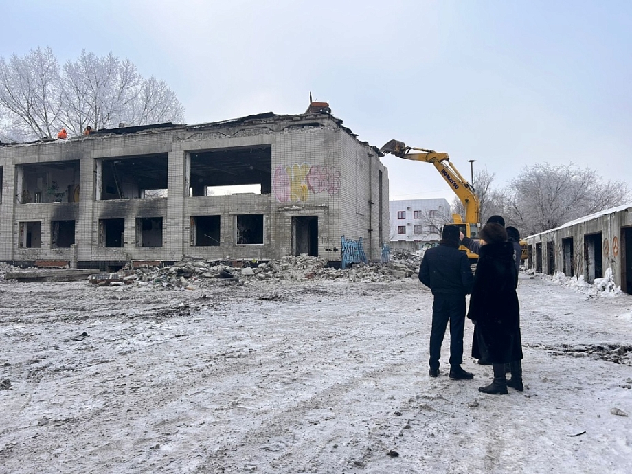 В Челнах снесли еще одну заброшку – землю могут отдать под спортивный объект