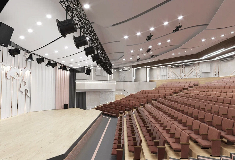 Фото: как будет выглядеть концертный зал имени Сары Садыкова после капремонта Фото: как будет выглядеть концертный зал имени Сары Садыкова после капремонта