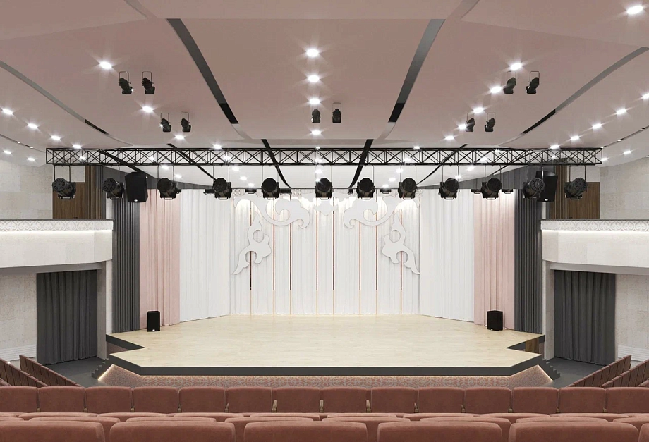 Фото: как будет выглядеть концертный зал имени Сары Садыкова после капремонта Фото: как будет выглядеть концертный зал имени Сары Садыкова после капремонта