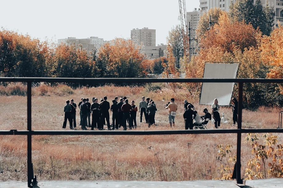 Фото со съемок фильма «Город Брежнев»